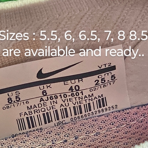 Nike Women’s Pink White 🩷 Floral air Max Vapormax Swoosh VaporMax Sneakers - Picture 5 of 10